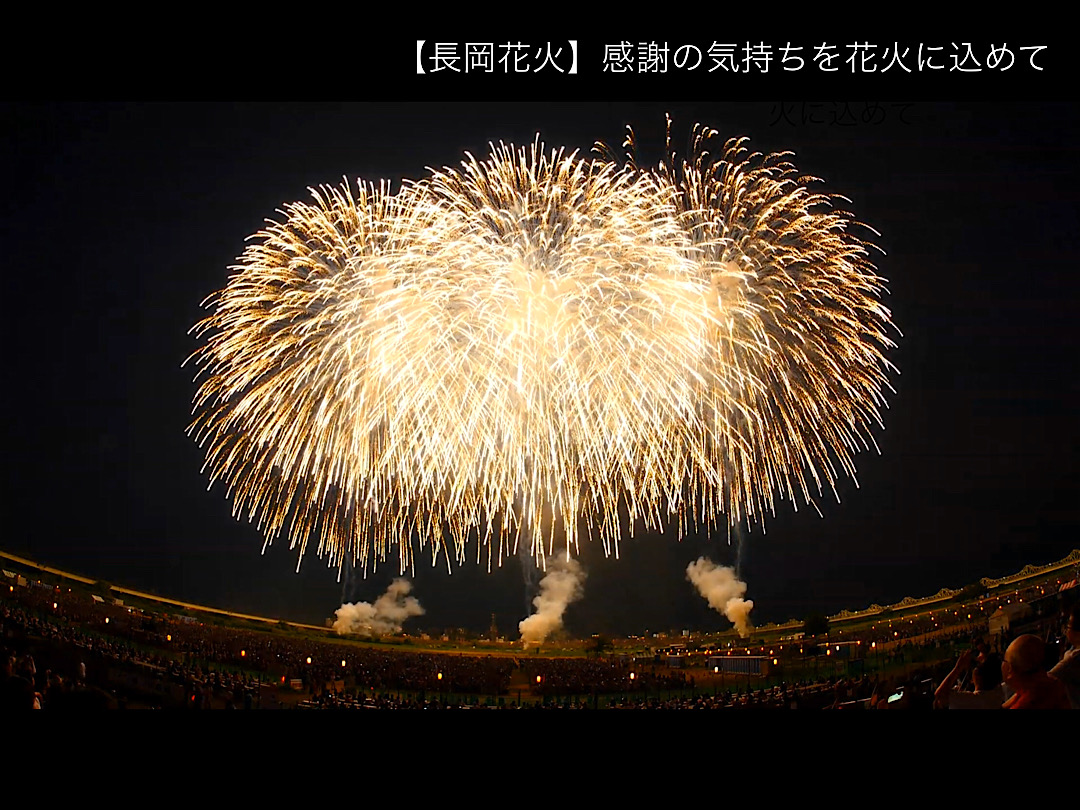 【長岡花火】感謝の気持ちを花火に込めて